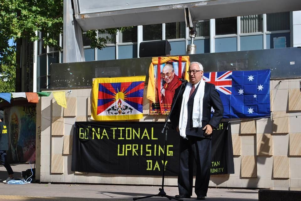 Tibetan solidarity rally at Parliament House Canberra
